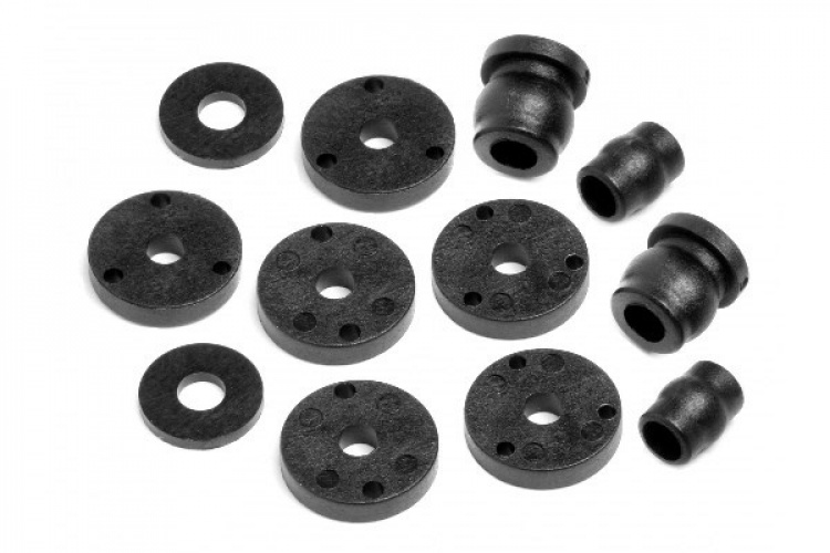 Støtdemperstempel og kulesett