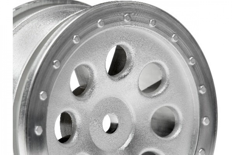 St-8 hjul matt krom (0Mm offset/2 stk)