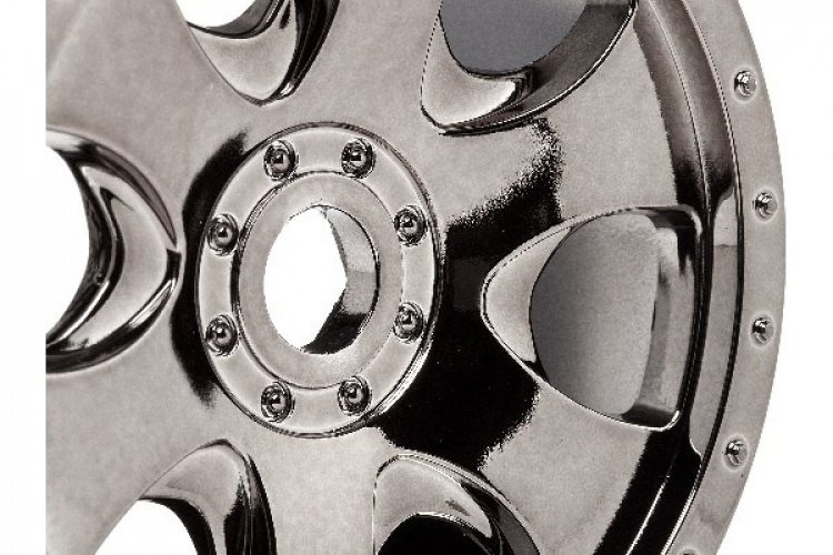 Warlock hjul svart krom (83X56Mm/2Pcs)