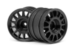 Wr8 Rally Off-Road-hjul svart (48X33Mm/2Pcs)