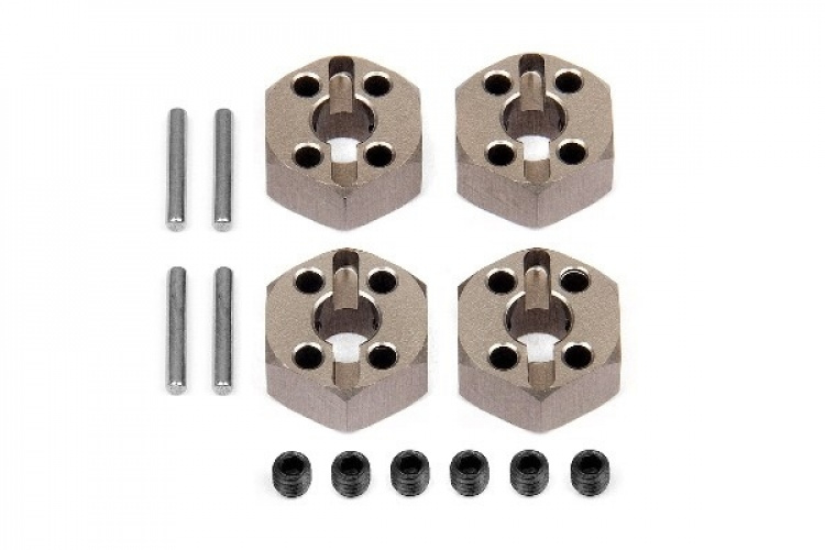 Aluminium låsende sekskantet hjulnav (12Mm/4Pcs)