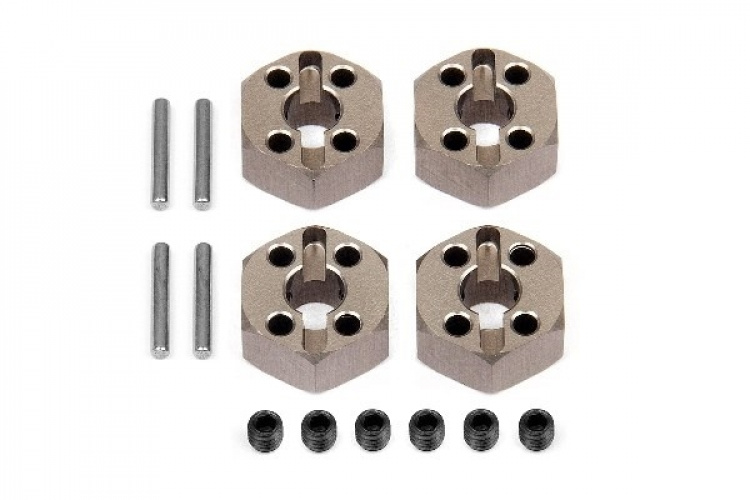 Aluminium låsende sekskantet hjulnav (12Mm/4Pcs)