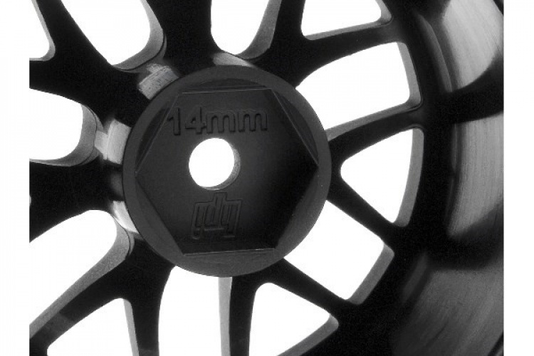 BBS eikehjul 48X34mm svart (14mm Offset/2stk)