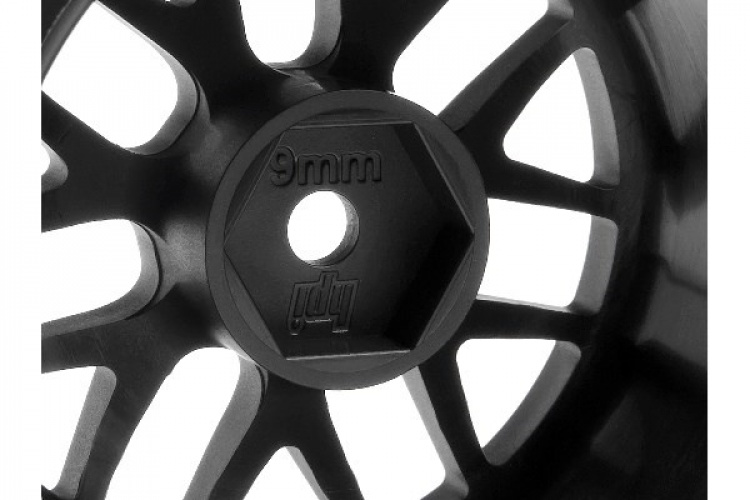 BBS eikehjul 48X31mm svart (9mm Offset/2stk)