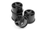 Q32 Super Star Wheel Set F/R (Blk/18X10/18X14/4Pcs