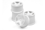 Q32 Super Star hjulsett F/R hvit/18X10/18X14 X 4