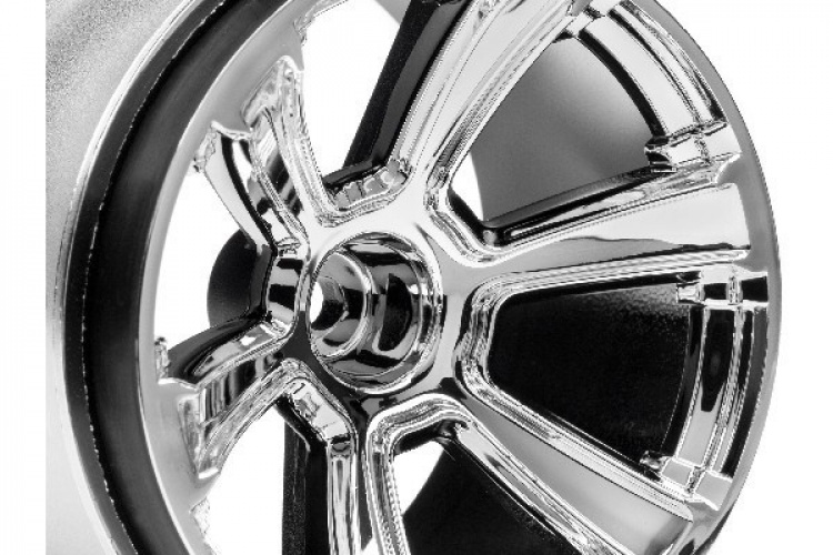 6-Shot Mt-hjul (krom/2 stk.)