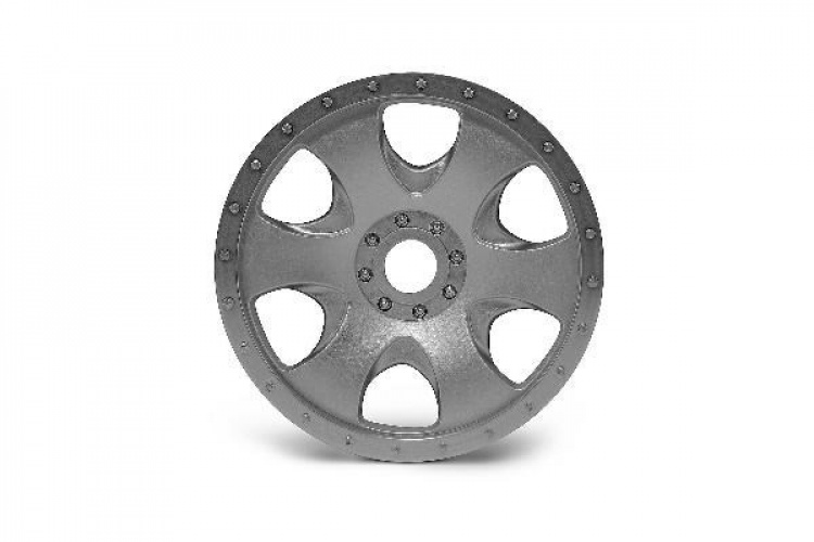 Warlock hjul matt krom (83X56Mm/2Pcs)