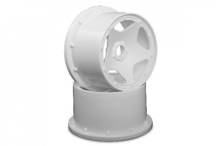 Super Star-hjul hvit (120X75Mm/2 stk.)