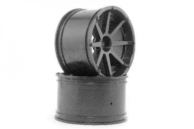 Blast Wheel Black (115X70Mm 7Inch/2Pcs)