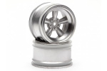 Vintage 5 eiker hjul 31Mm bred matt Crm 6Mm offset