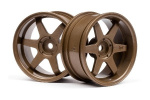 Te37 hjul 26Mm bronse (0Mm offset)