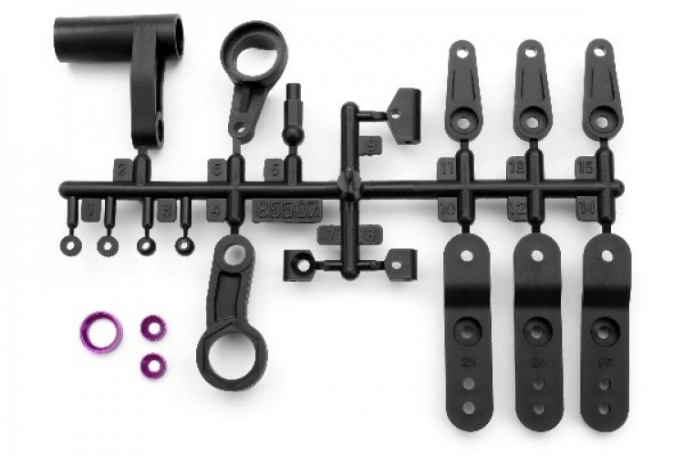 Sett for styring og gasspjeld