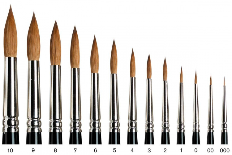 Kolinsky Series 7 Whisker Brush No. 9