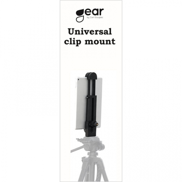 Gear Nettbrett-/smarttelefonholderstativ med 1/4 stativgjenge Svart