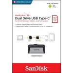 SanDisk USB-minnepinne 3.1 Ultra Dual 32 GB Type-C SanDisk USB-minnepinne 3.1 Ultra Dual 32 GB Type-C