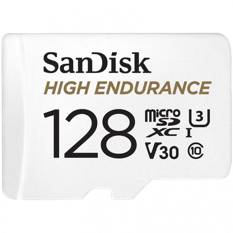 SANDISK Minnekort MicroSDXC 128GB High Endurance med adap SANDISK Minnekort MicroSDXC 128GB High Endurance med adap