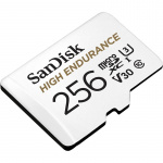 SANDISK Minnekort MicroSDXC 256GB High Endurance med adap SANDISK Minnekort MicroSDXC 256GB High Endurance med adap