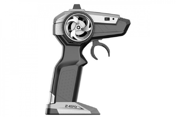 Crazon radiostyrt lastebil med tilhenger og skilt, skala 1:16, 2,4 GHz