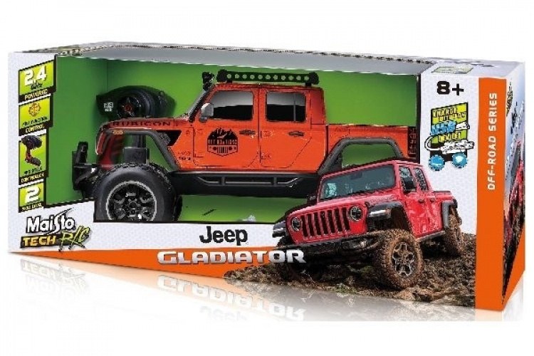 Jeep Gladiator 1:6 R/C 2,4 GHz Li-ion, oransje