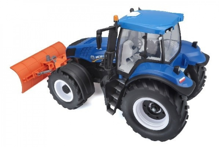 New Holland Traktor m/snøplog R/C 1:16 27MHz