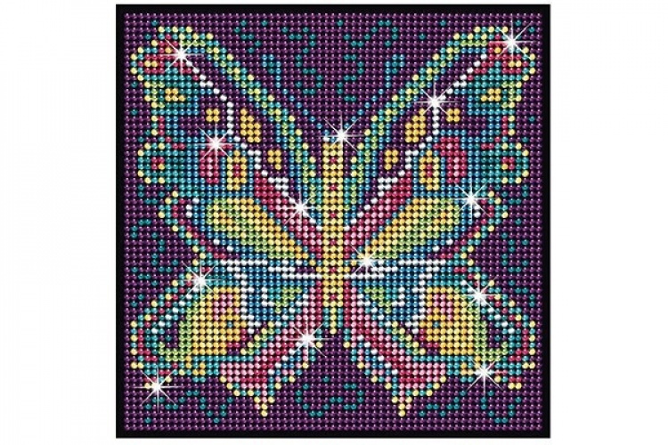 Diamond ARt 20x20cm, Sommerfugl Diamond ARt 20x20cm, Sommerfugl
