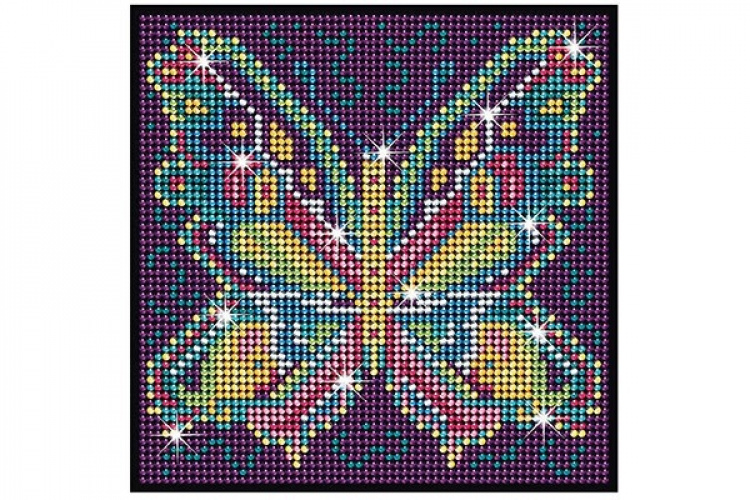 Diamond ARt 20x20cm, Sommerfugl Diamond ARt 20x20cm, Sommerfugl
