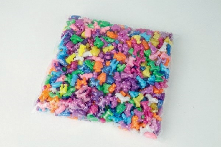 Pearl`n fun Plastperler dyremiks, 1000 g