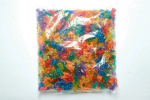 Pearl`n fun Transparente plastperler, dyremiks 1000 g
