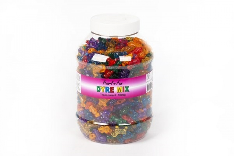 Pearl`n fun Plastperler dyremix, 1000g