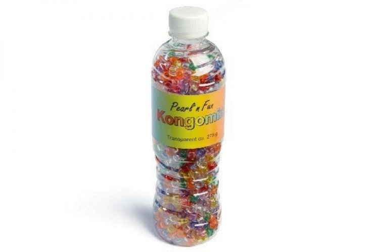 Pearl`n fun Congo mix i ulike transparente farger, 270 g Pearl`n fun Congo mix i ulike transparente farger, 270 g