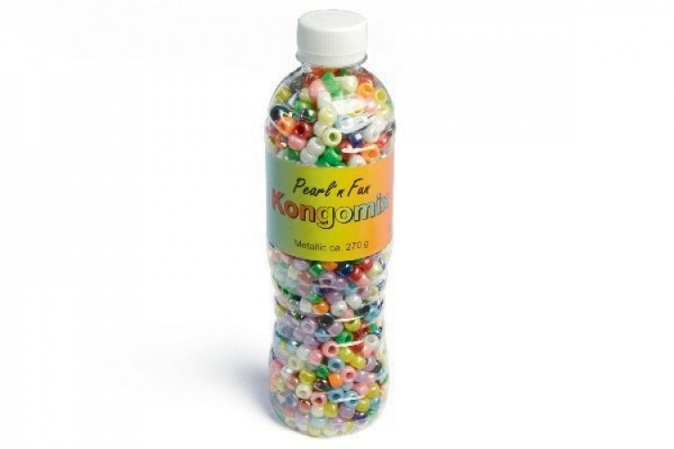 Pearl`n fun Beads Congo mix metallic, 270 g