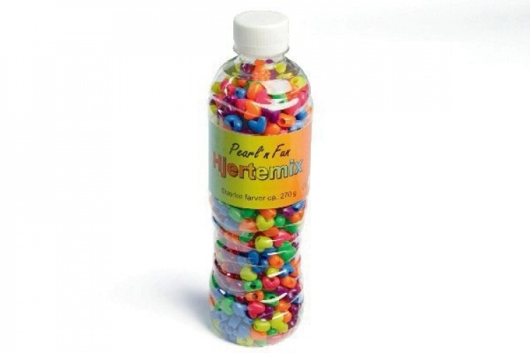 Pearl`n fun Beads hjerte-mix, 270 g Pearl`n fun Beads hjerte-mix, 270 g