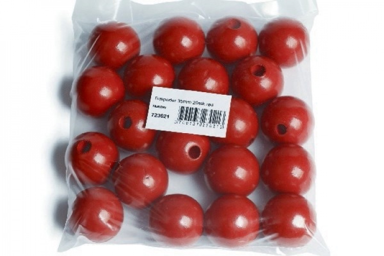 Treperler 35mm 20stk, rød
