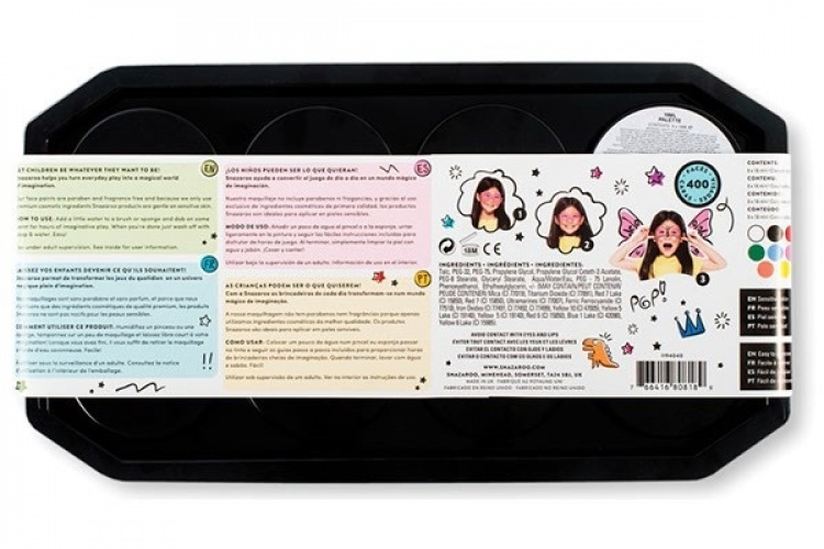 Snazaroo Ansiktsfargepalett 8x18 ml Snazaroo Ansiktsfargepalett 8x18 ml