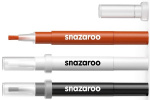 Snazaroo Pensler til ansiktsmaling 3 stk, svart/hvit/oransje Snazaroo Pensler til ansiktsmaling 3 stk, svart/hvit/oransje