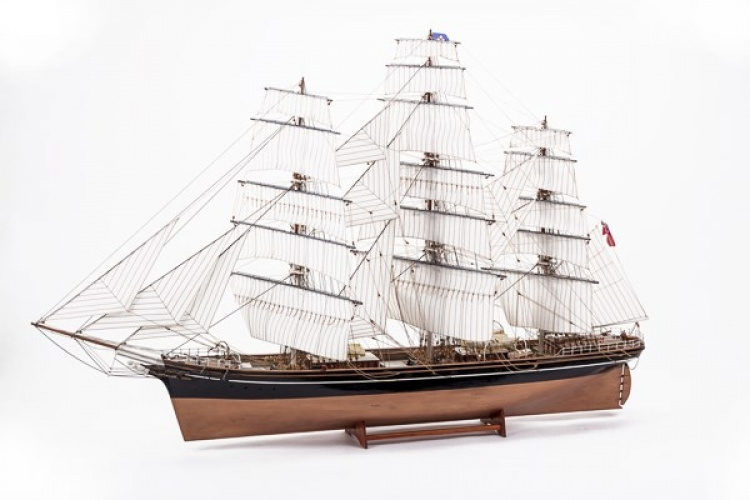 1:75 Cutty Sark - Skrog i tre 1:75 Cutty Sark - Skrog i tre