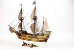 1:60 Mayflower - Skrog i tre
