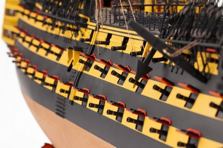 1:75 HMS Victory - Skrog i tre