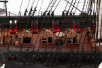 1:100 USS Constitution - Skrog i tre