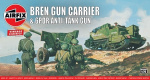 Airfix Bren Gun Carrier og 6 pdr AT Gun