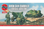 Airfix Bren Gun Carrier og 6 pdr AT Gun
