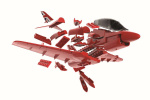 Airfix Hurtigbygging av Red Arrows Hawk