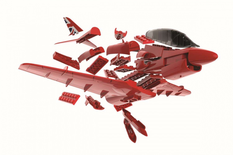 Airfix Hurtigbygging av Red Arrows Hawk