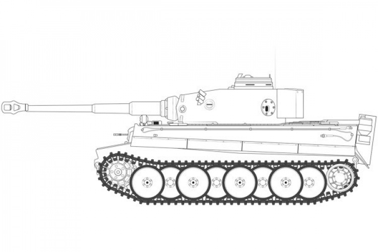 Airfix Tiger-1 \'Tidlig versjon - Operasjon Citadel