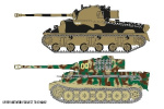 Airfix Klassisk konflikt Tiger 1 vs Sherman Firefly