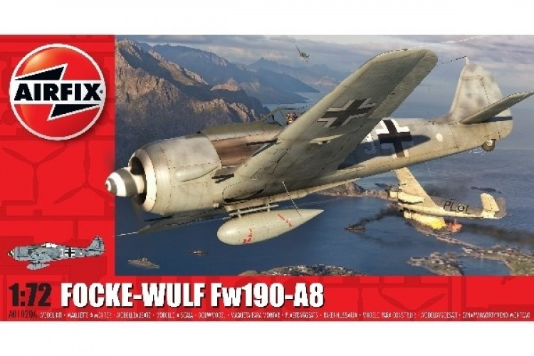 Airfix focke Wulf Fw190A-8 i skala 1:72
