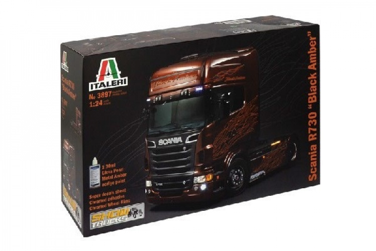 Italeri 1:24 SCANIA R SVART GUL