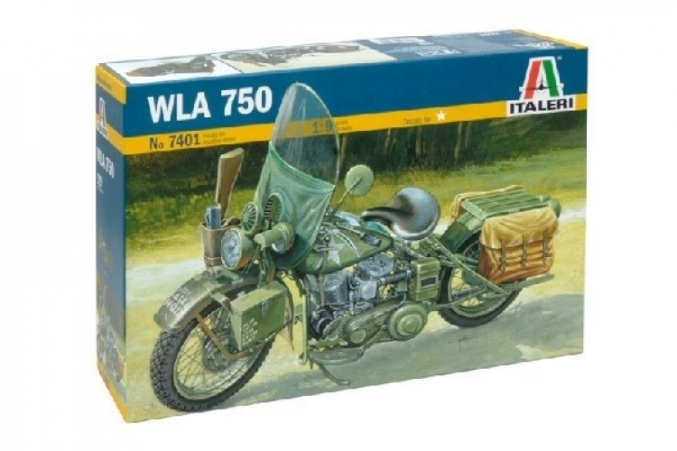 Italeri 1:9 WLA 750 US Military Motorsykler