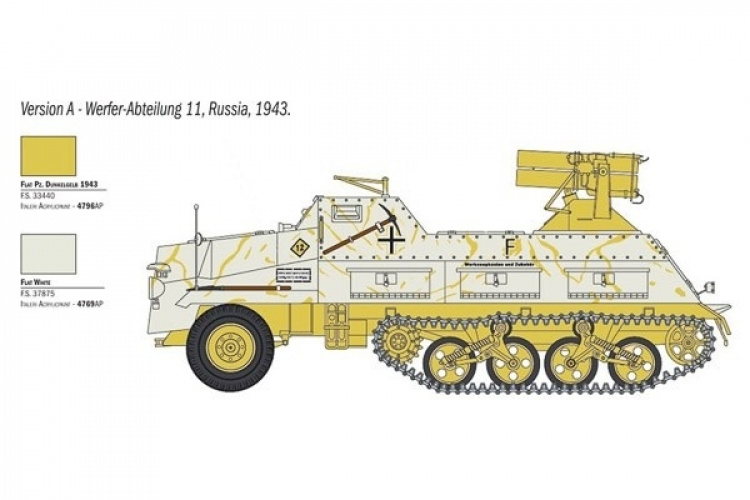 Italeri 1:35 15 cm. PANSRET PERSONELLKJØRETØY 42